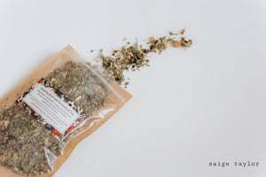anxiety herb and botanical tea